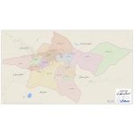 نقشه جغرافیایی استان تهران