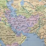 نقشه جهان نمای سیاسی - 2 متری (فارسی)