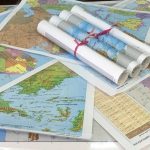 نقشه های قاره ها + ایران + جهان (35*50)